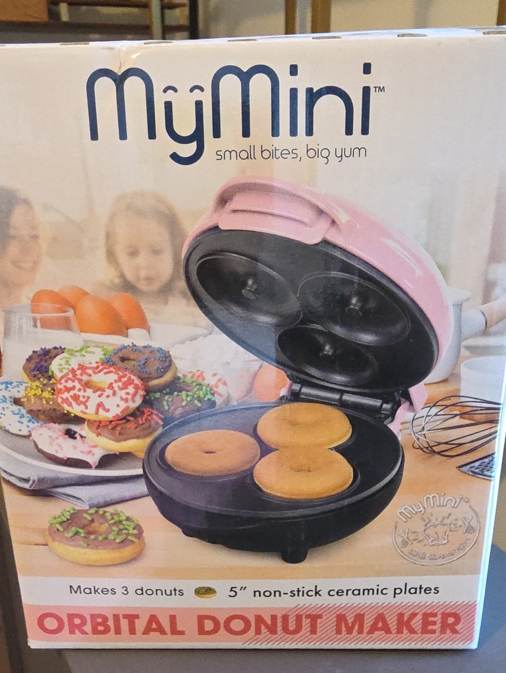 Pink Orbital Donut Maker - Compact Donut Appliance